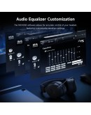 MCHOSE безжични геймърски слушалки Wireless Gaming Headphones - V9 Pro Steel Black - Bluetooth , 2.4G
