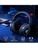 MCHOSE безжични геймърски слушалки Wireless Gaming Headphones - V9 Pro Icy White - Bluetooth , 2.4G