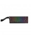 Marvo безжична механична геймърска клавиатура Wireless Gaming Mechanical keyboard Saber 65W KG965W - 1K, Banana Crystal [Linear], (English US)