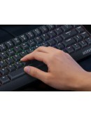 Marvo безжична механична геймърска клавиатура Wireless Gaming Mechanical keyboard Saber 65W KG965W - 1K, Banana Crystal [Linear], (English US)