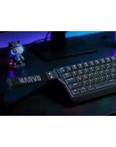 Marvo безжична механична геймърска клавиатура Wireless Gaming Mechanical keyboard Saber 65W KG965W - 1K, Banana Crystal [Linear], (English US)
