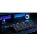 Marvo безжична механична геймърска клавиатура Wireless Gaming Mechanical keyboard Saber 65W KG965W - 1K, Banana Crystal [Linear], (English US)