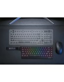 Marvo безжична механична геймърска клавиатура Wireless Gaming Mechanical keyboard Saber 65W KG965W - 1K, Banana Crystal [Linear], (English US)