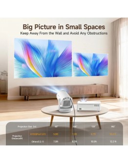 MagCubic преносим мултимедиен проектор Portable Multimedia Projector HY320 Pro - 4K, Android 14, Wi-Fi, Bluetooth 5.4