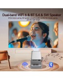 MagCubic мултимедиен проектор Home Multimedia Projector X7 - 4K, Android 14, Wi-Fi, Bluetooth 5.4