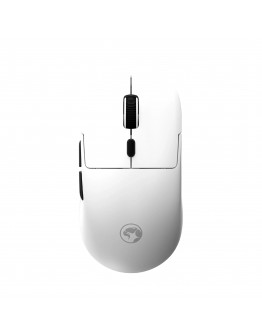 Marvo безжична геймърска мишка Wireless Gaming Mouse Niro 50 G912W White - Bluetooth 5.3, 2.4G, 12000dpi