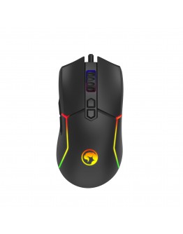 Marvo Геймърска мишка Gaming Mouse CAPO 35 Black M655 RGB - 12000dpi, 7 programmable buttons, 1000Hz