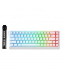 MCHOSE геймърска механична клавиатура Gaming Mechanical Keyboard Ace 68 - 8K, Ice Rhino Magnetic Switch [Linear] (English US), White