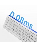 MCHOSE геймърска механична клавиатура Gaming Mechanical Keyboard Ace 68 Air - 8K, Mount Tai Magnetic Switch GT [Tactile] (English US), White