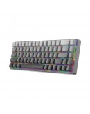 White Shark геймърска механична клавиатура Gaming Mechanical Keyboard NUNCHAKU - Red Switches (English US), Grey