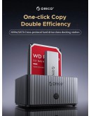 Orico докинг станция Storage - HDD/M.2 Dock - 2 BAY Offline Clone 2.5/3.5/M.2 NVMe USB-C/USB-A - IT28E-C-EU-GY