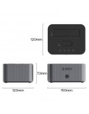Orico докинг станция Storage - HDD/M.2 Dock - 2 BAY Offline Clone 2.5/3.5/M.2 NVMe USB-C/USB-A - IT28E-C-EU-GY