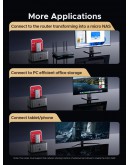 Orico докинг станция Storage - HDD/M.2 Dock - 2 BAY Offline Clone 2.5/3.5/M.2 NVMe USB-C/USB-A - IT28E-C-EU-GY
