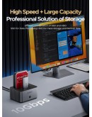 Orico докинг станция Storage - HDD/M.2 Dock - 2 BAY Offline Clone 2.5/3.5/M.2 NVMe USB-C/USB-A - IT28E-C-EU-GY