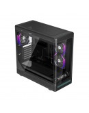 1stPlayer кутия Case ATX - PB8 Black - 3 x 120 mm A-RGB fans included, USB-C