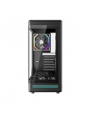 1stPlayer кутия Case ATX - PB8 Black - 3 x 120 mm A-RGB fans included, USB-C
