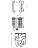 Thermalright охладител CPU Cooler Peerless Assassin 120 Digital A-RGB White - Dual-Tower - LGA1851/AM5