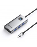 Orico докинг станция Docking Station Type-C - PW11-6P25R-GY-BP - HDMI, USB-A x 3, PD100W x 1, LAN (2.5Gbps)
