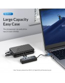 Orico хъб HUB USB3.1 Type-C 4 port - 4 x USB3.0 Black - PW4U-C3-015-BK