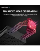 DeepCool охладител CPU Cooler AK400 Zero Dark Plus - Dual-Fan - LGA1700/AM5