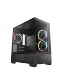 DeepCool кутия Case ATX - CG380U 3F - 3 ARGB Fans, USB-C