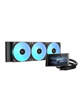 DeepCool водно охлаждане Water Cooling LT360 VISION ARGB - 4.5 inch IPS LCD screen - LGA1851/AM5