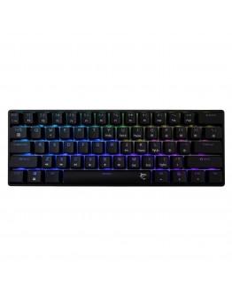 White Shark геймърска механична клавиатура Gaming Mechanical Keyboard SHINOBI 2 - YUSYA 5P Blue Switches (English US), Black