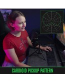 Streamplify професионален стрийминг микрофон с трипод Streaming Microphone With Tripod RGB - MIC TRIPOD - SPMC-MZ1C127.11