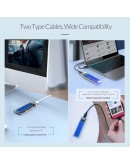 Orico външна кутия за диск Storage - Case - M.2 NVMe M key - USB3.1 Type-C - TCM2-C3-BK