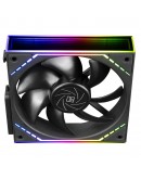 Thermalright Комплект вентилатори Fan Pack 3-in-1 3x120mm - TL-M12Q x 3 - Infinity Mirror, Daisy-Chain, A-RGB