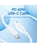 Vention Кабел USB 2.0 C M / USB-C M 1.0m Black - TRCBF