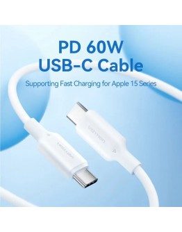 Vention Кабел USB 2.0 C M / USB-C M 1.0m White - TRCWF