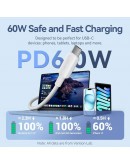 Vention Кабел USB 2.0 C M / USB-C M 1.0m White - TRCWF