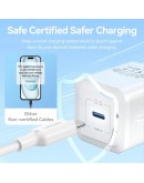 Vention Кабел USB 2.0 C M / USB-C M 1.0m White - TRCWF