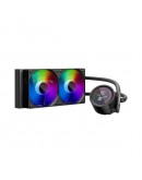 1stPlayer водно охлаждане Water Cooling 240mm - Thunderstorm TS4 240 Black - Digital Display, aRGB
