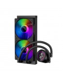 1stPlayer водно охлаждане Water Cooling 240mm - Thunderstorm TS4 240 Black - Digital Display, aRGB