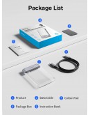 Orico външна кутия за диск Storage - Case - 2.5 inch 5Gbps USB-C Transparent - TX25C3-GY-BP
