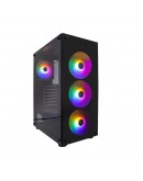 1stPlayer Кутия Case ATX - Fire Dancing V3-B RGB - 4 fans included