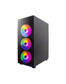 1stPlayer Кутия Case ATX - Fire Dancing V3-B RGB - 4 fans included