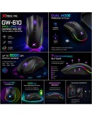 Xtrike ME безжична геймърска мишка Gaming Mouse Wireless GW-610