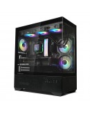 Zalman кутия Case ATX - Chronix BLACK - 3 x 120 mm A-RGB, USB-C, Tempered Glass