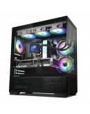 Zalman кутия Case ATX - Chronix BLACK V2 - 3 x 120 mm A-RGB, USB-C, Tempered Glass