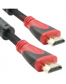 Кабел DeTech HDMI - HDMI M/М, 20m, С оплетка и ферит -18311