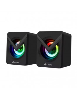 Тонколони Kisonli L-1040, AUX, 2x2.5W, Черен - 22244