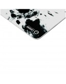 Full print white and black design, Bottom is