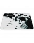 full print white and black design, bottom is