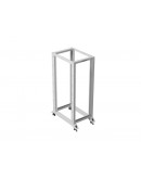 Lanberg open rack 19 32U  600x1000, grey