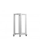 Lanberg open rack 19 27U  600x800, grey