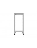 Lanberg open rack 19 22U 600x1000, grey