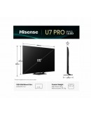 Hisense 85U7Q Pro, 4K Ultra HD 3840x2160, ULED, FA